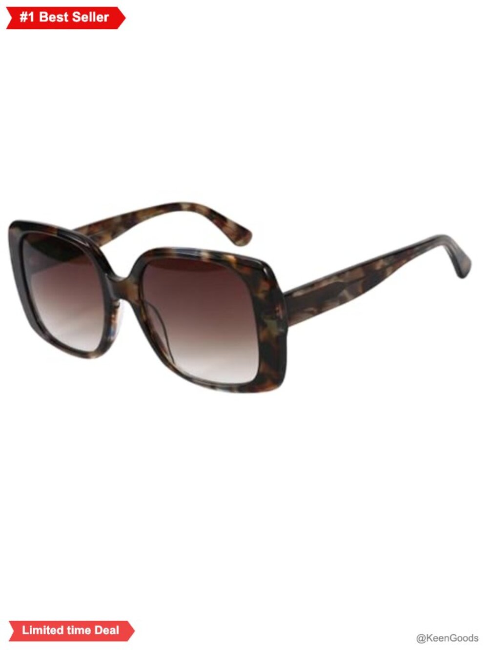 Oversized Square Sunglasses Women Retro Vintage UV Protection
